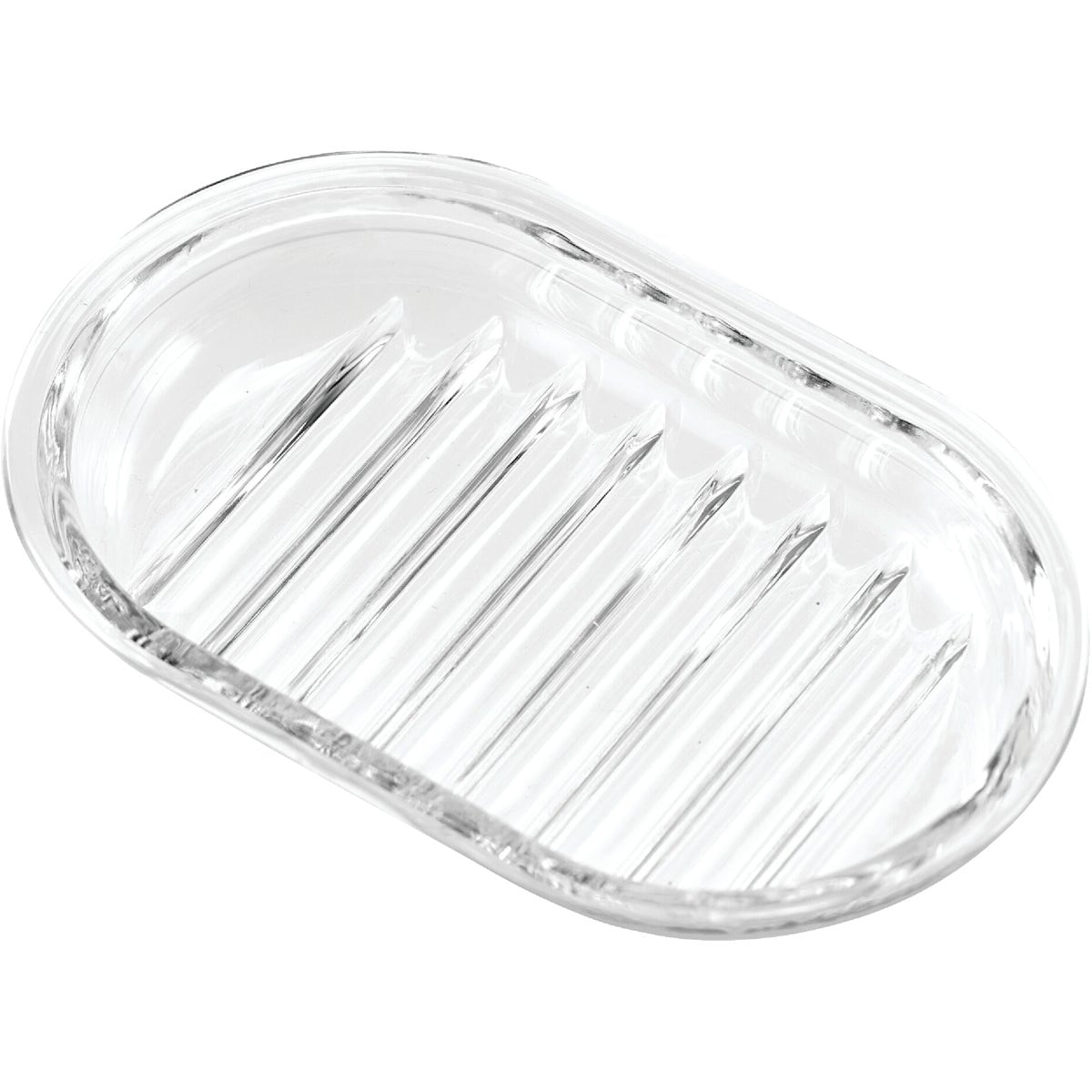 iDesign Royal Round Textured Soap Dish