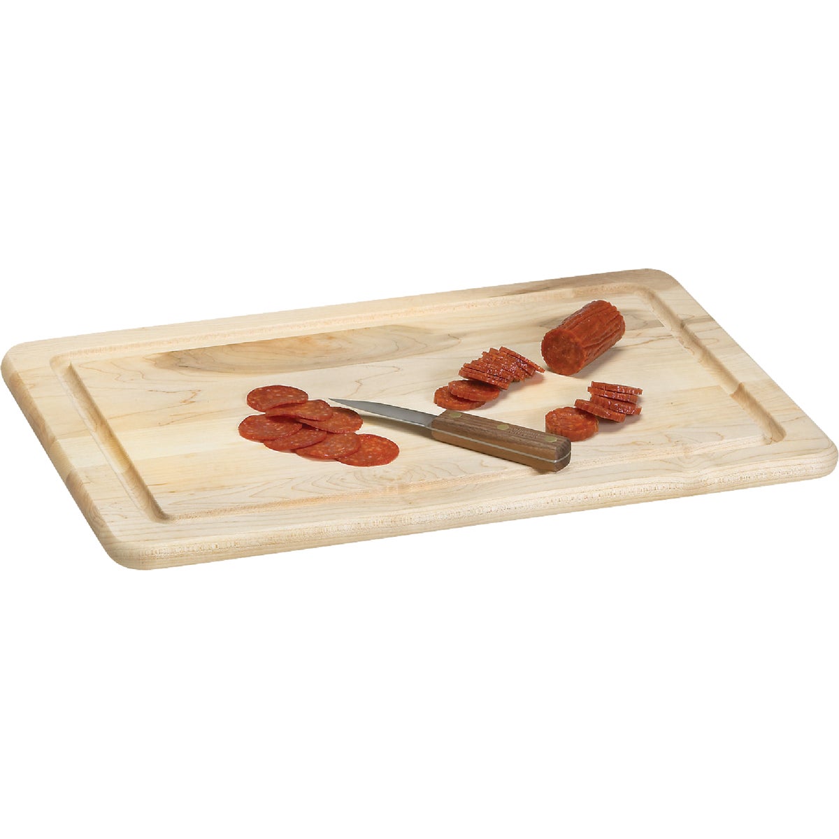 Snow River 14 In. x 20 In. Turkey Hardwood Cutting Board