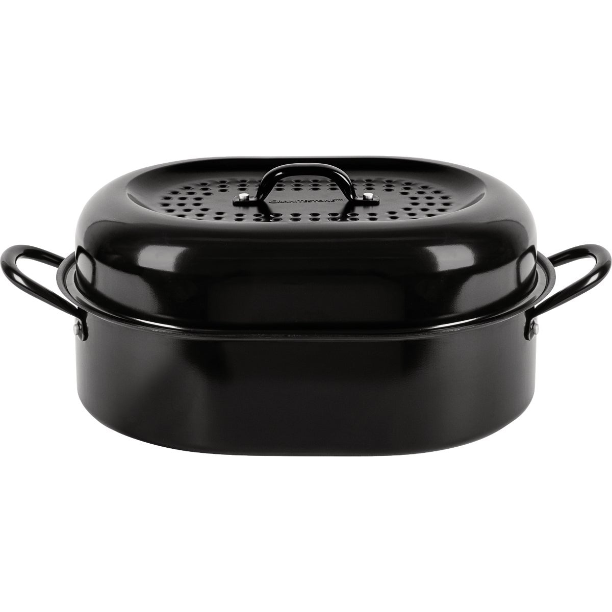 GraniteStone Diamond 18 In. Non-Stick Covered Roaster