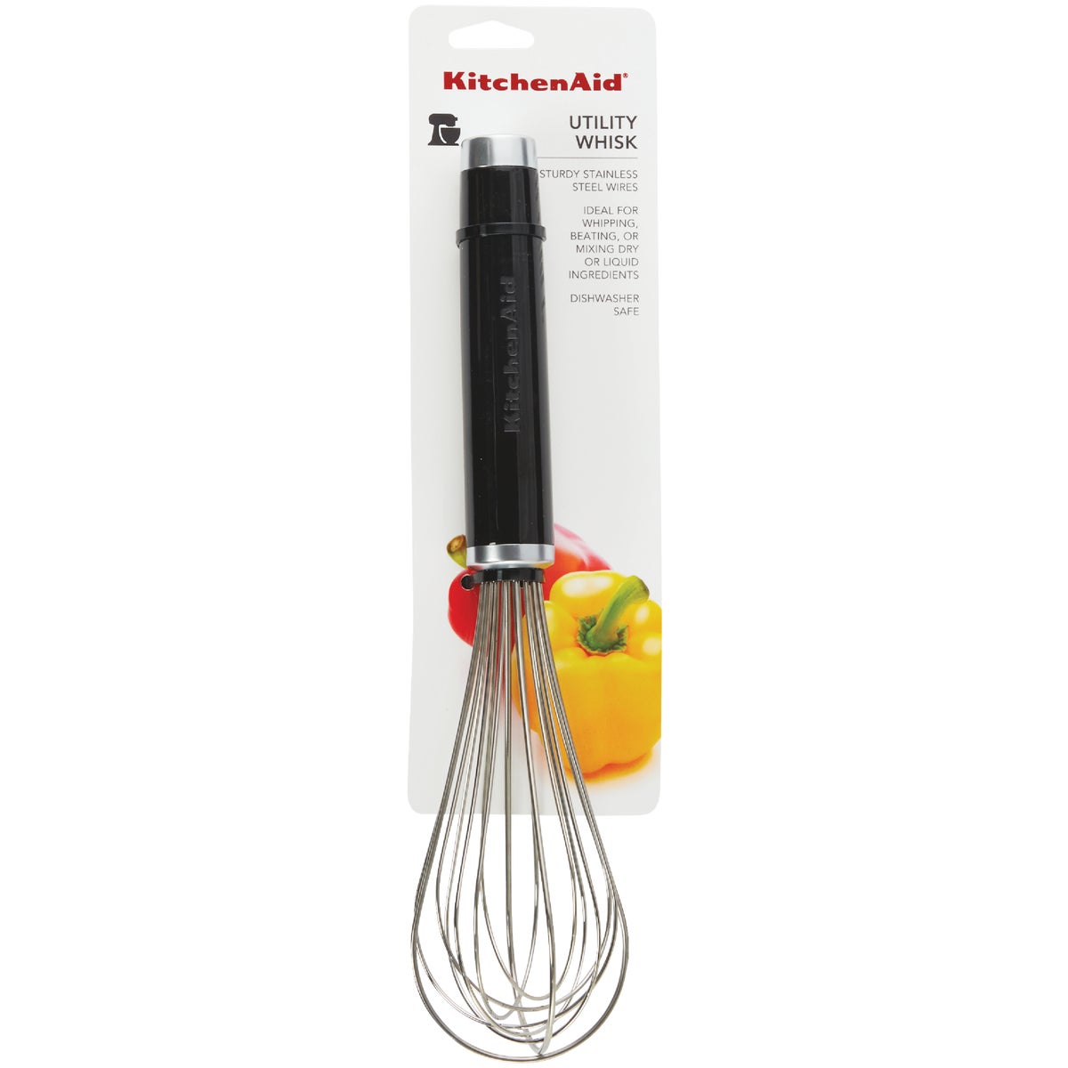 KitchenAid 10.5 In. Black Utility Whisk