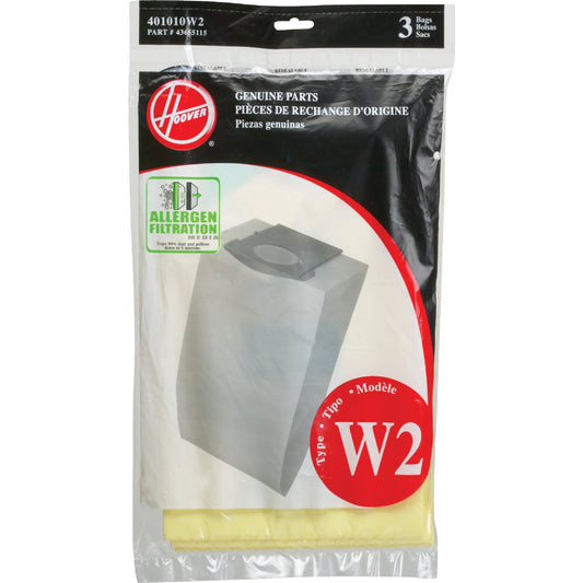 Hoover Type W2 Allergen Filtration Vacuum Bag (3-Pack)