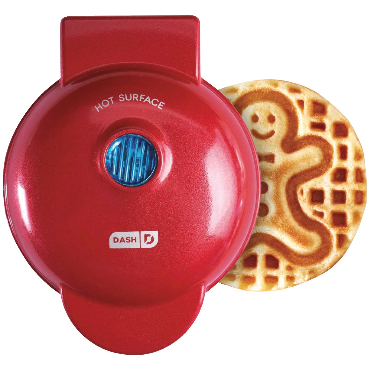 Dash 4 In. Gingerbread Mini Waffle Maker