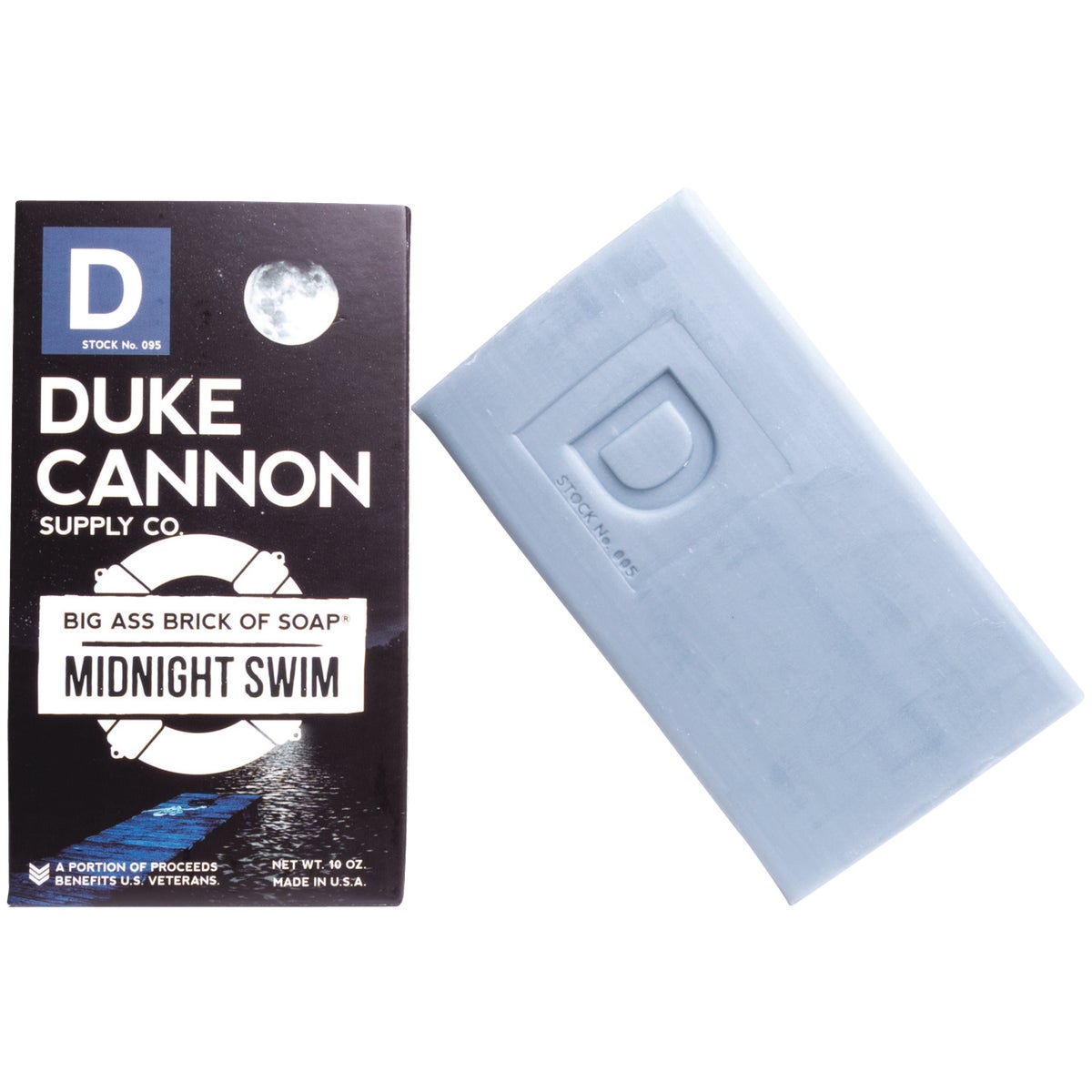 Duke Cannon 10 Oz. Midnight Swim Big Ass Brick of Soap