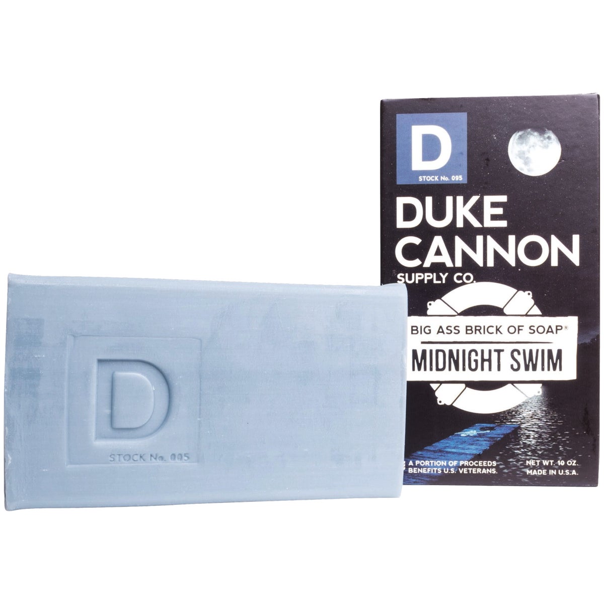 Duke Cannon 10 Oz. Midnight Swim Big Ass Brick of Soap