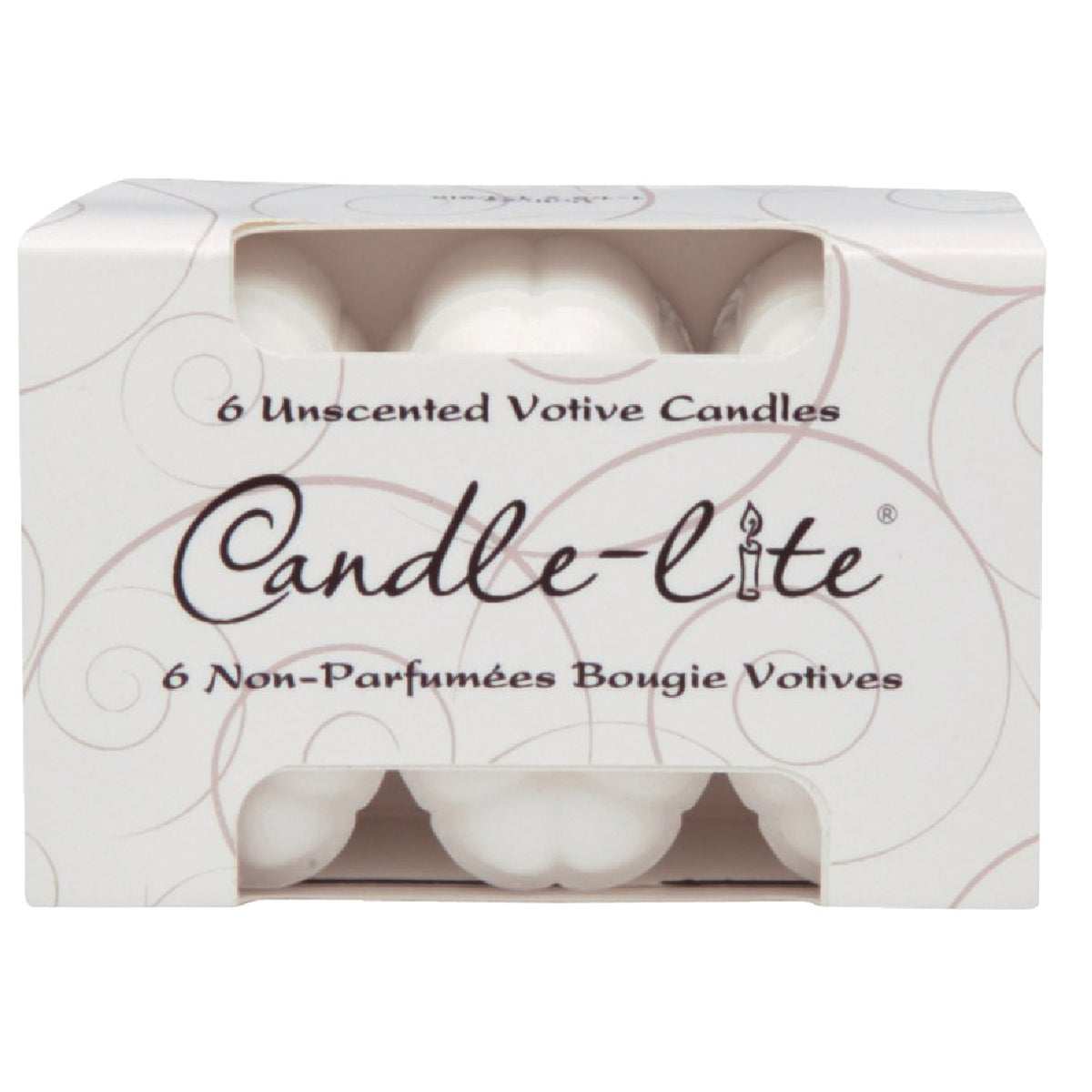Candle-lite White Unscented Votive Candle (6 Count)