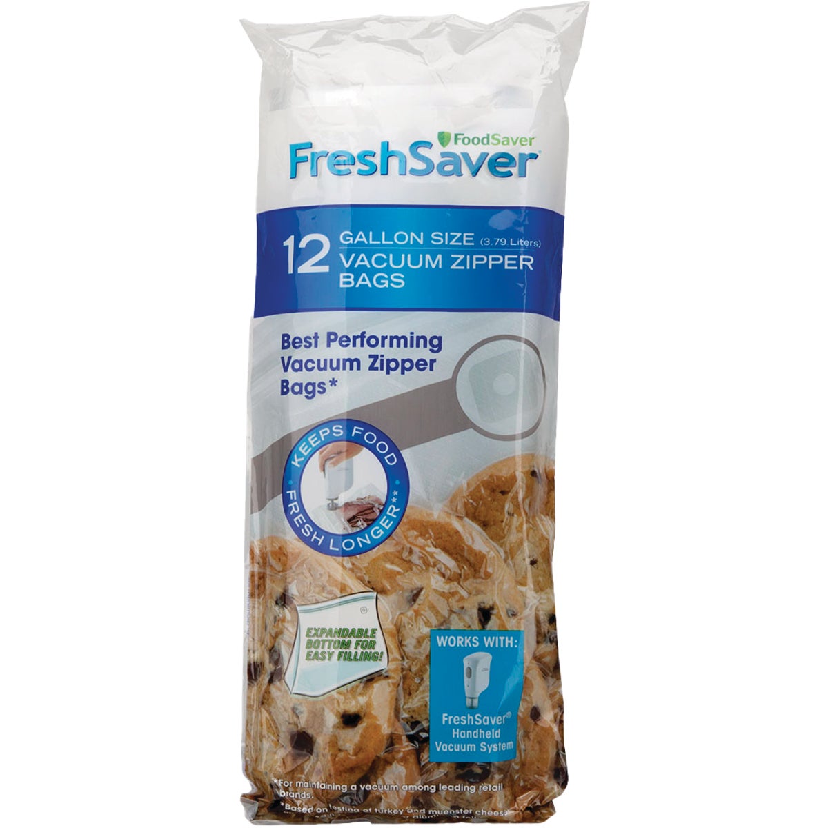 FoodSaver FreshSaver Gal. Vacuum Zipper Bags (12-Count)