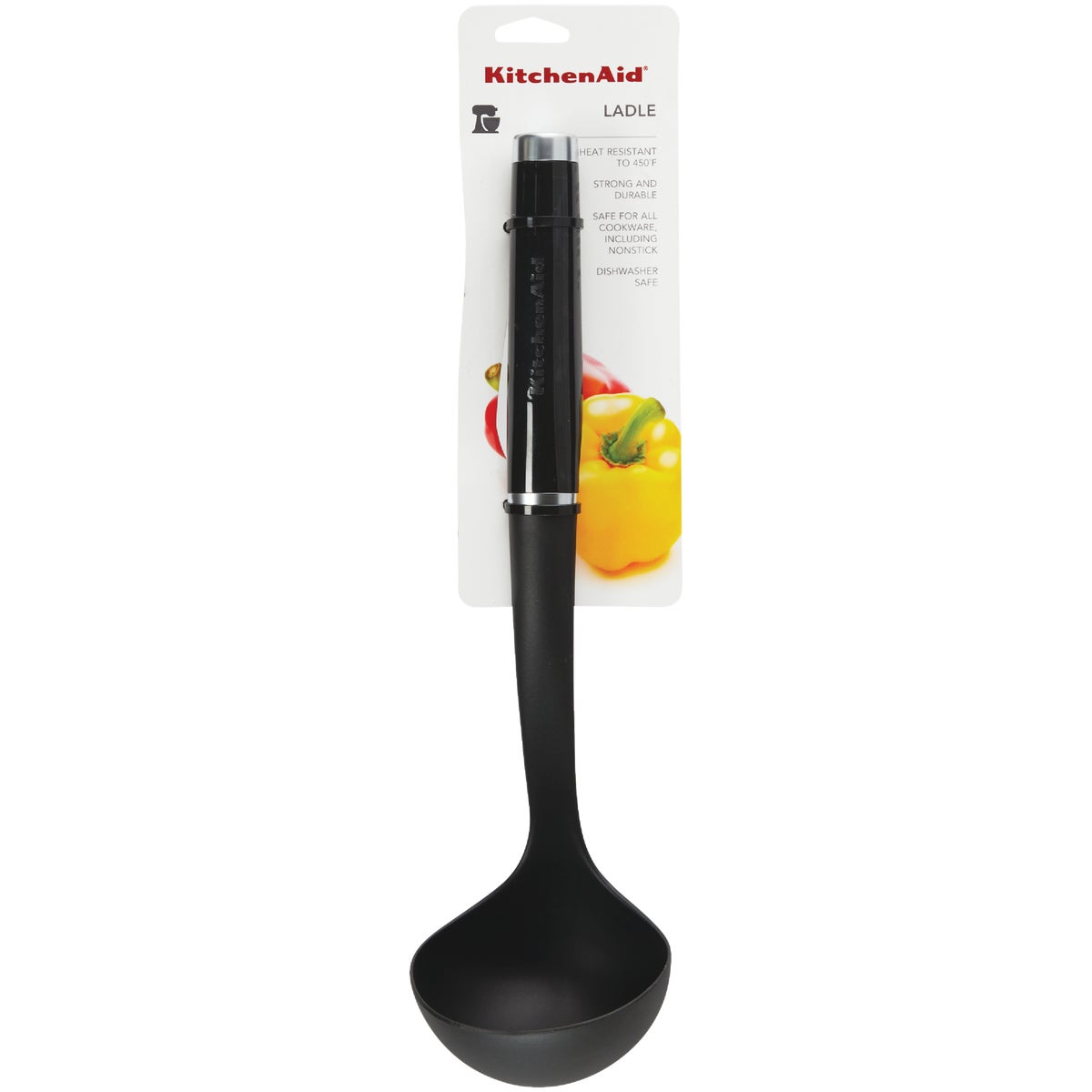 KitchenAid 12 In. Black Nylon Ladle