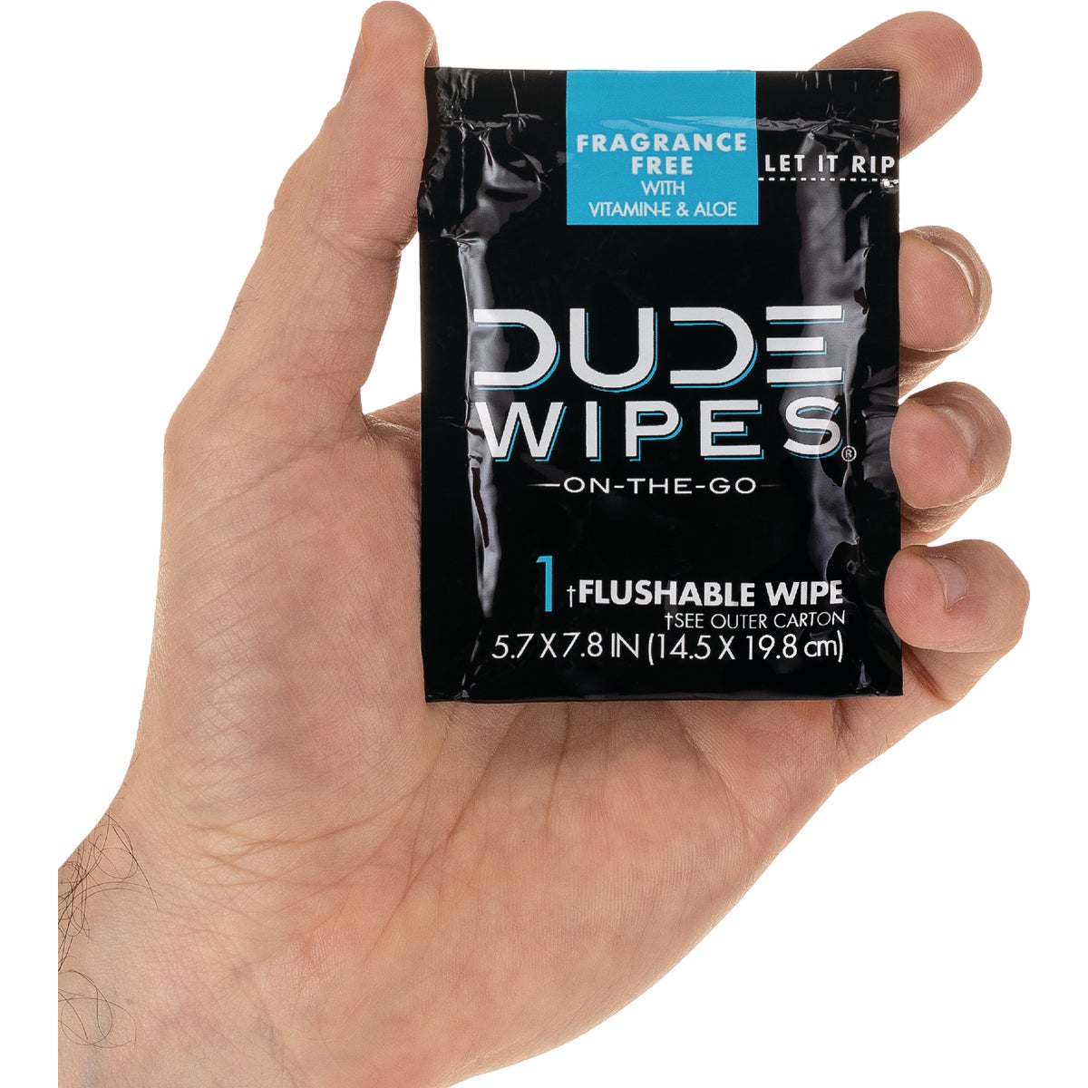 Dude Wipes On-The-Go Flushable Wipes Singles (15-Count)