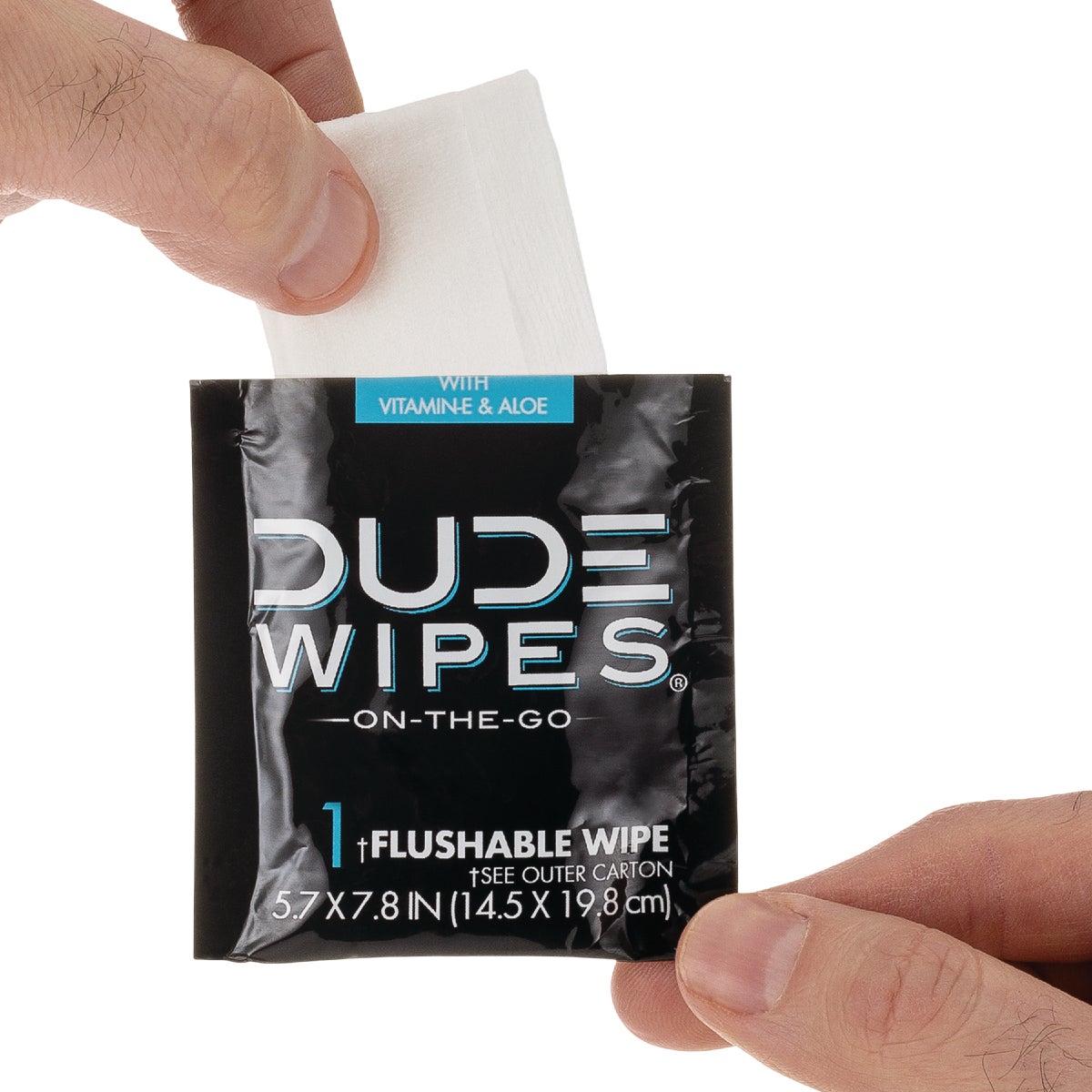 Dude Wipes On-The-Go Flushable Wipes Singles (15-Count)