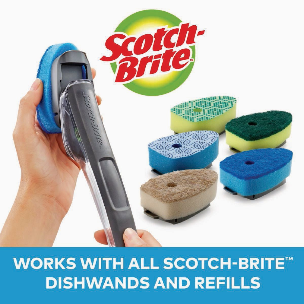 Scotch-Brite Non-Scratch Soap Dispensing Dishwand