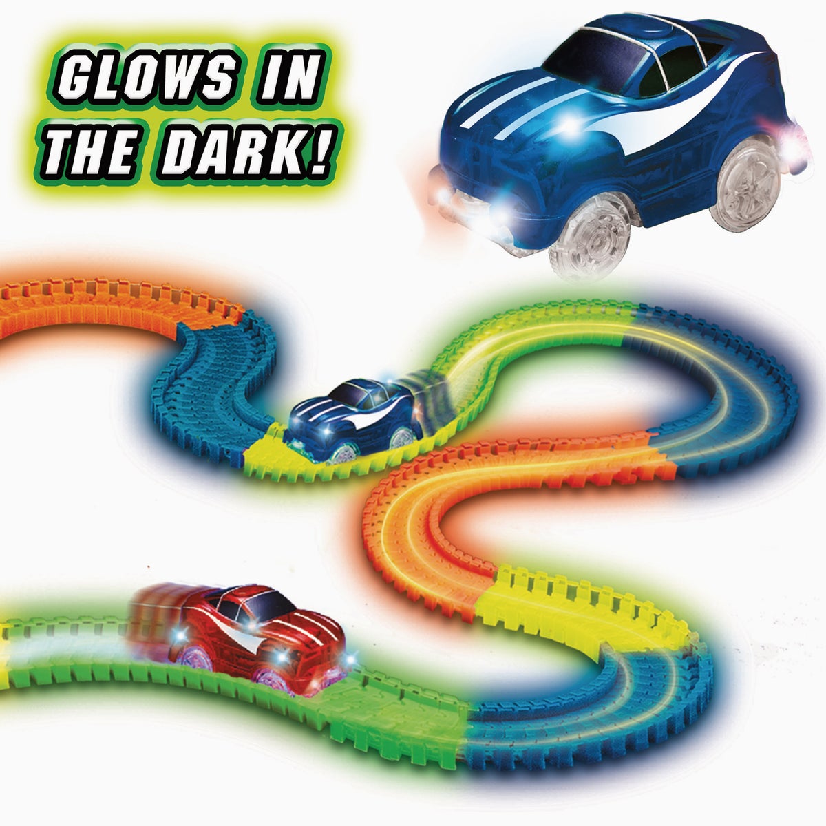 Magic Tracks Glow In The Dark Race Track