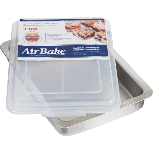 T-Fal AirBake 9 In. x 13 In. Oblong Baking Dish with Cover