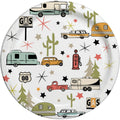 Camp Casual 10 In. Eco-Friendly Road Trip Design Paper Plates (24 Count)