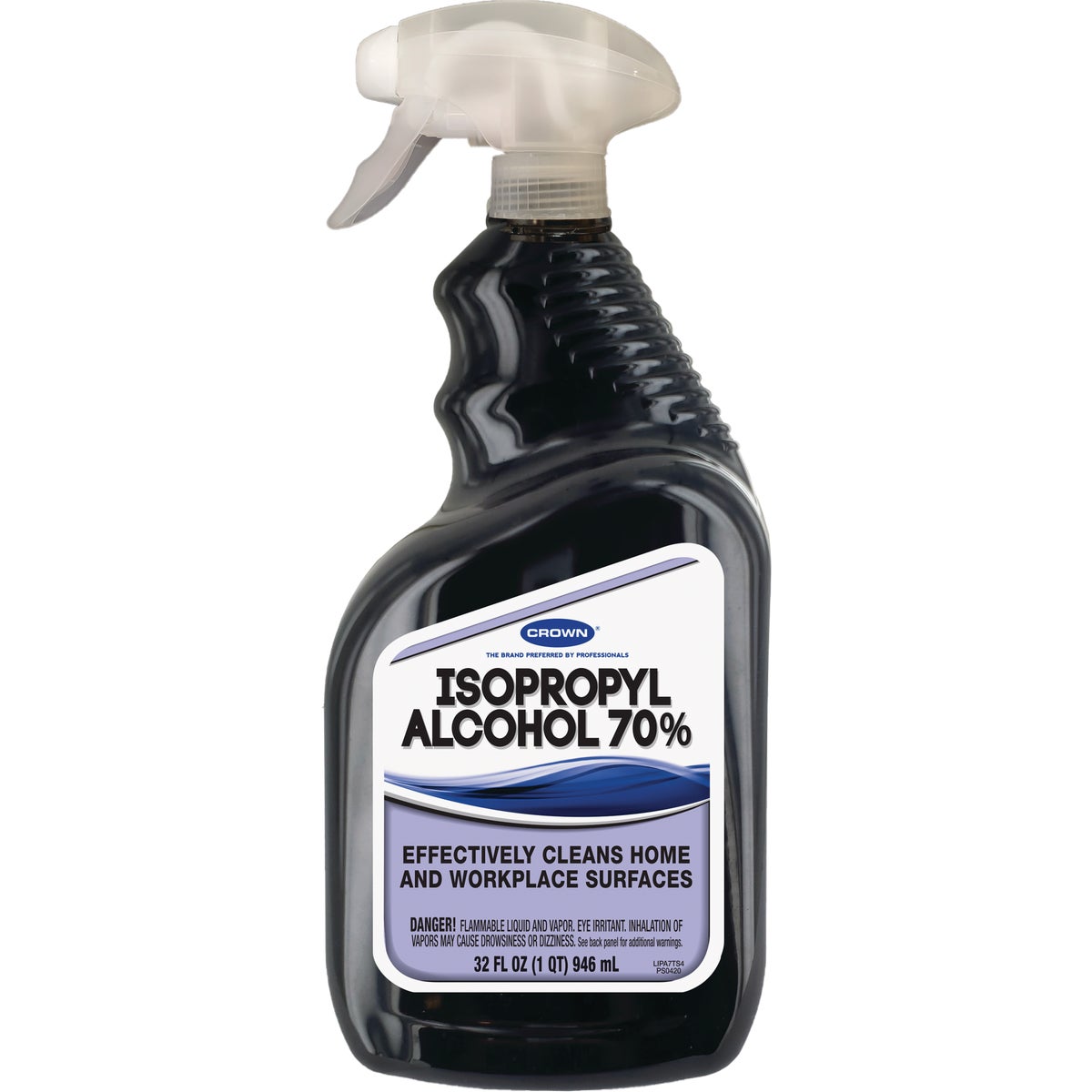 Crown 32 Oz. Trigger Spray Industrial Strength 70% Isopropyl Alcohol Surface Cleaner