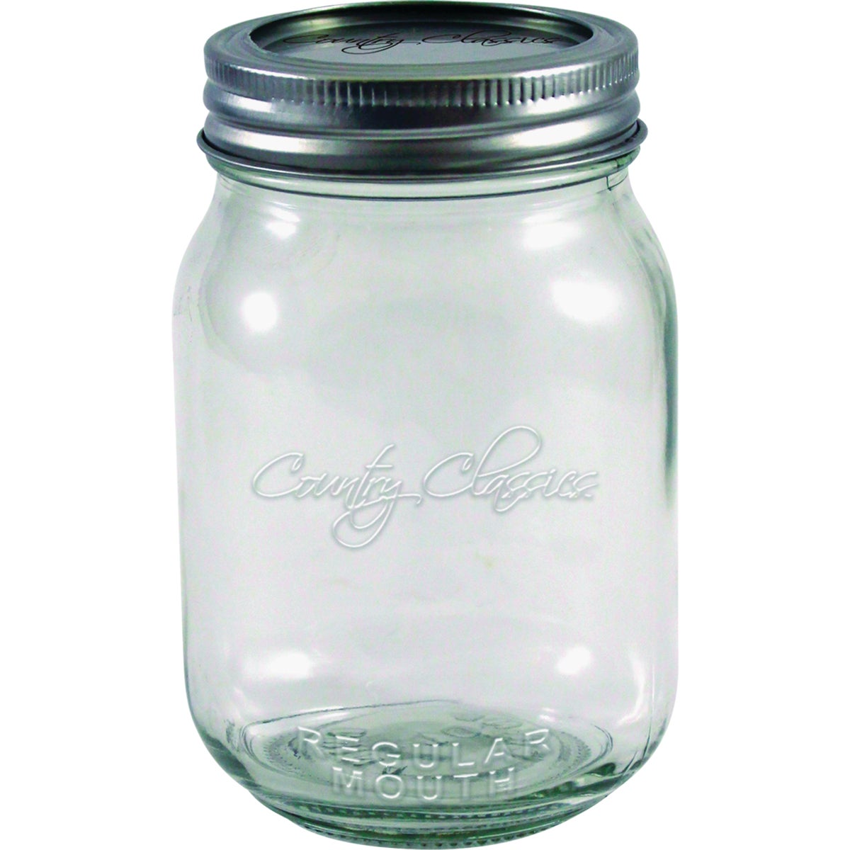Country Classics Pint Size Regular Mouth Canning Jar (12-Pack)