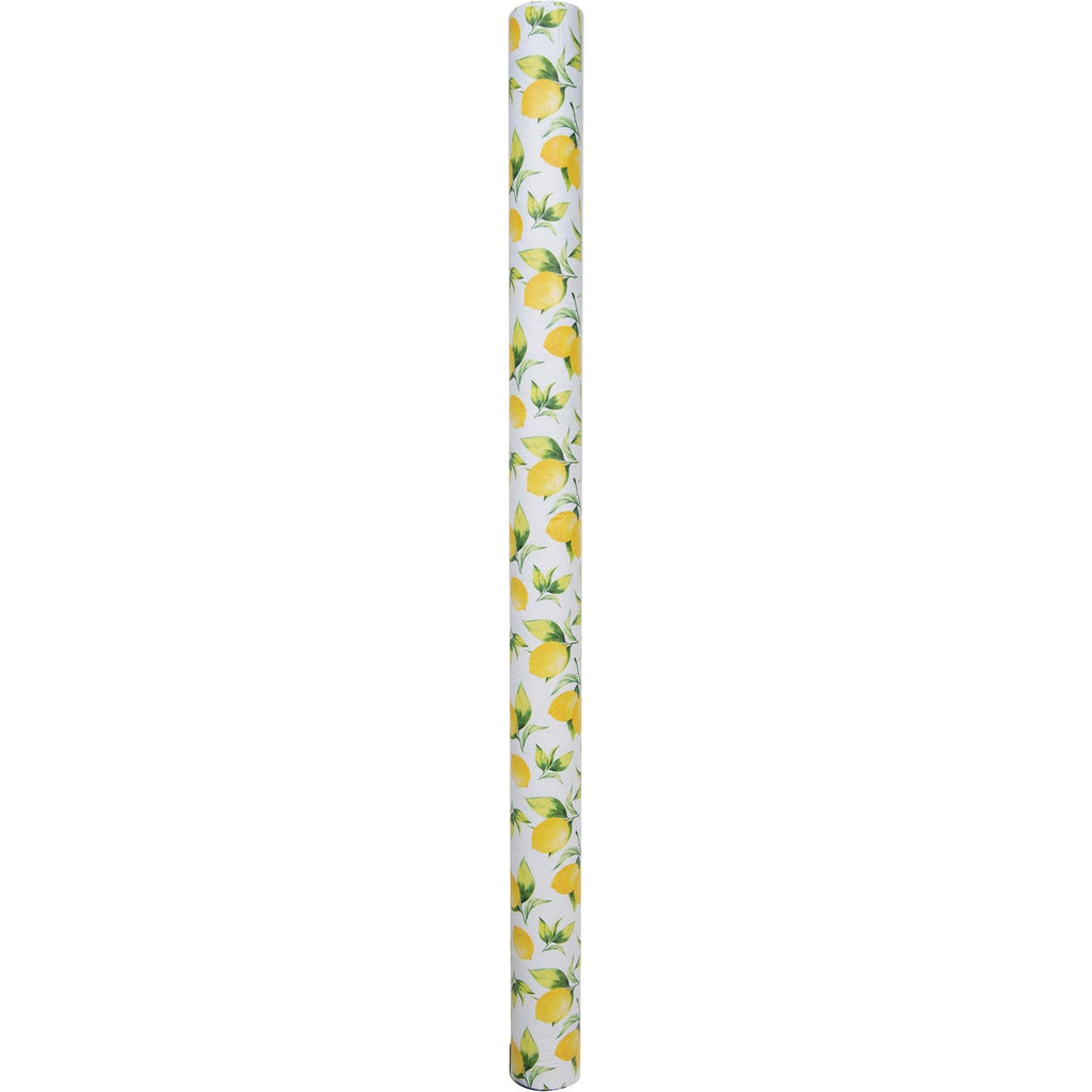 Magic Cover 54 In. x 15 Yd. Lemons Pattern Flannel Backed Yard Goods Decorative & Versatile Covering