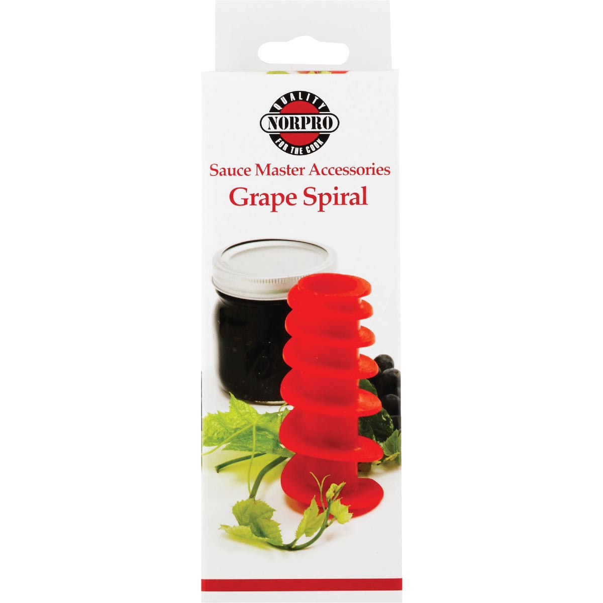 Sauce Master 5.5 In. x 2.5 In. Grape Strainer Spiral