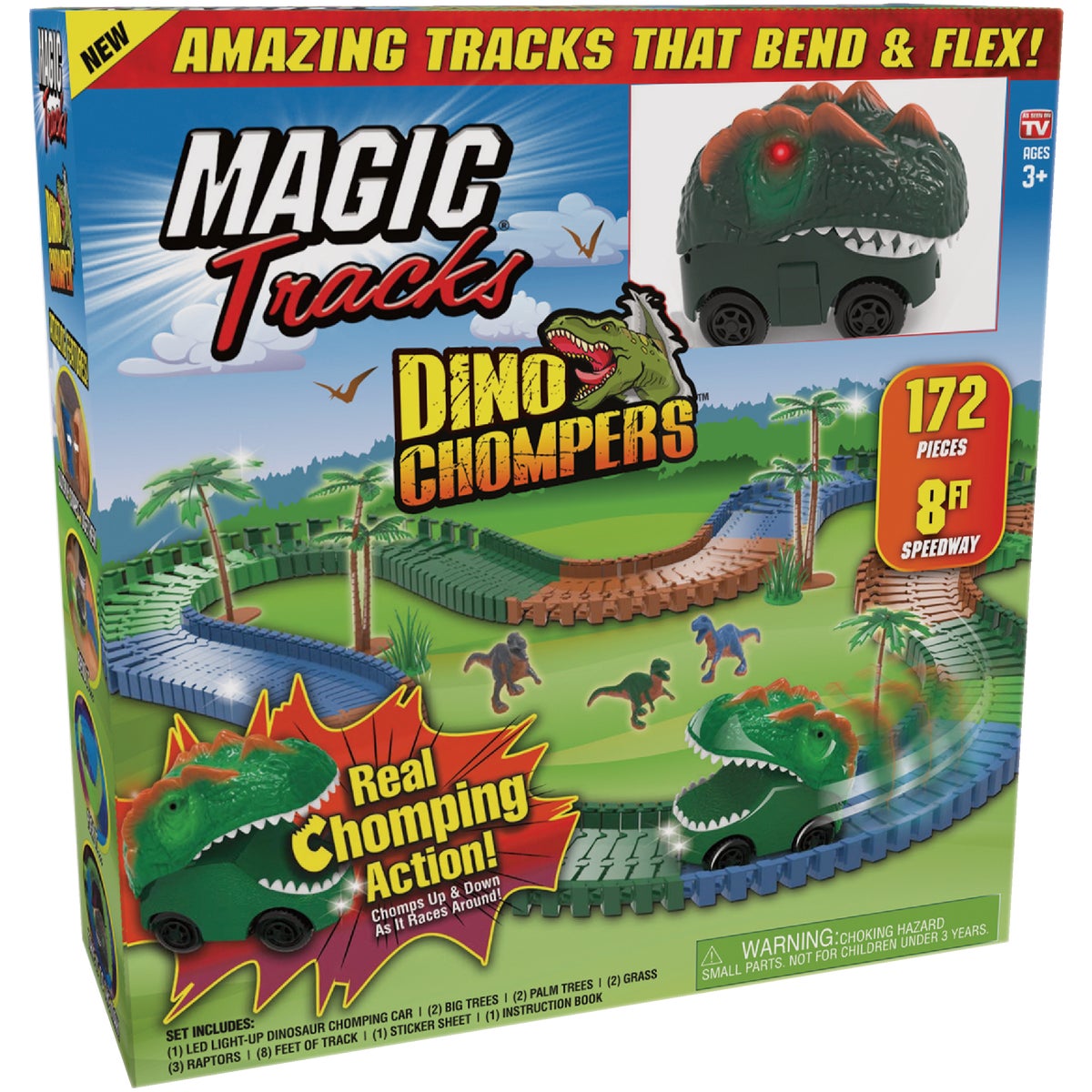 Magic Tracks Dino Chompers Race Track