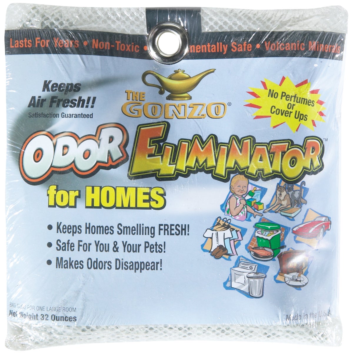 Gonzo Odor Eliminator 32 Oz. Original Scent Solid Air Freshener