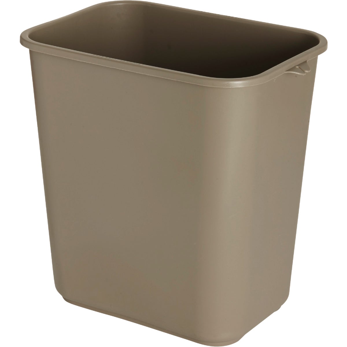 Impact Pinch'm 28 Qt. Beige Wastebasket