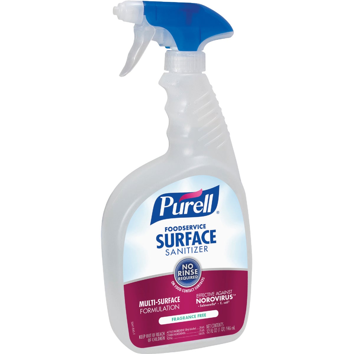 Purell 32 Oz. Foodservice Surface Disinfectant Spray (6-Pack with 2 Trigger Sprayers)