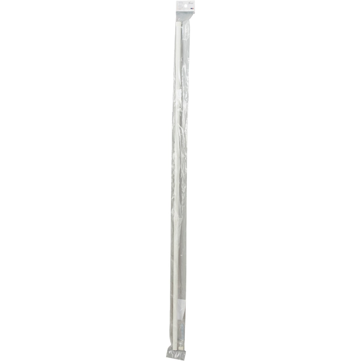 Kenney Hansen 48 In. To 84 In. 5/8 In. White Oval Tension Rod