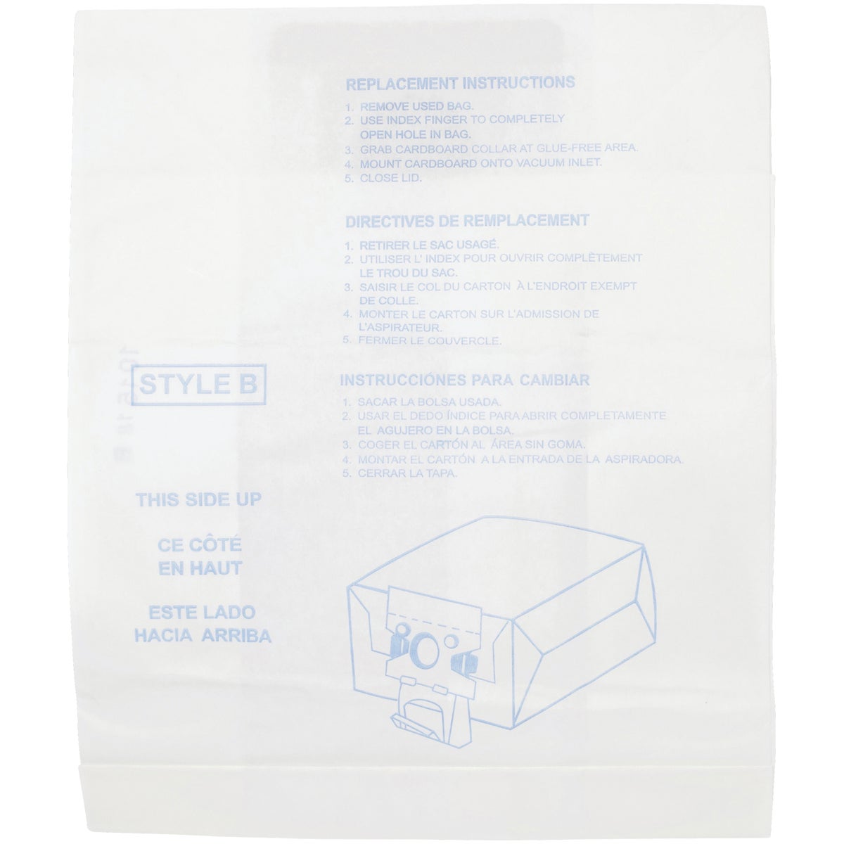 Type B Standard Vacuum Bag (3-Pack)