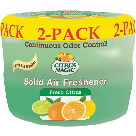 Citrus Magic 8 Oz. Fresh Citrus Solid Air Freshener (2-Pak)