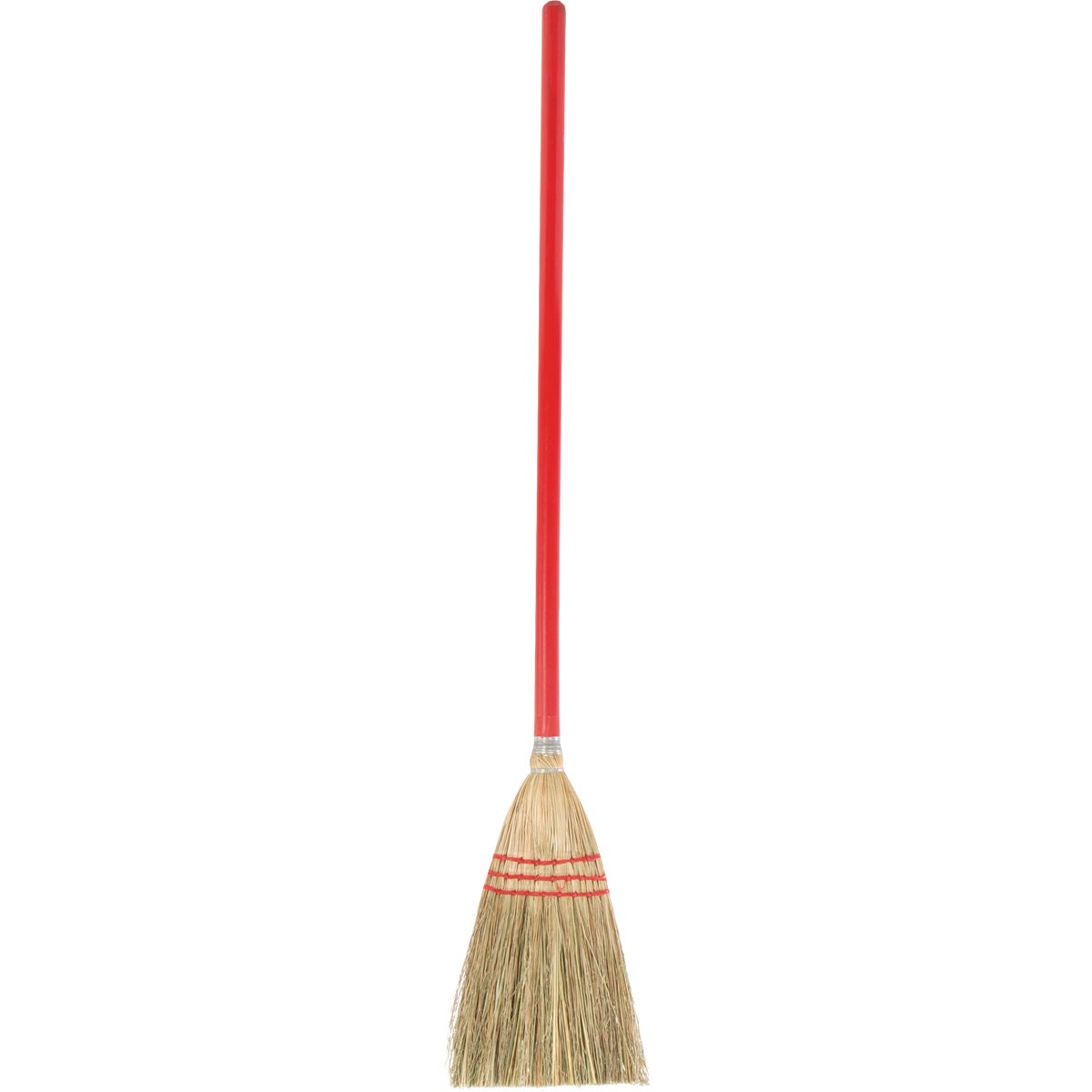 Reynera 12 In. W. x 39 In. L. Painted Wood Handle Lobby Corn Broom