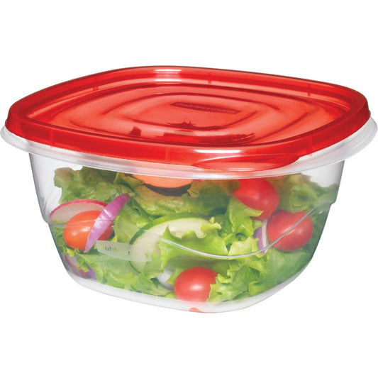 Rubbermaid TakeAlongs 5.2 C. Clear Square Food Storage Container with Lids (4-Pack)