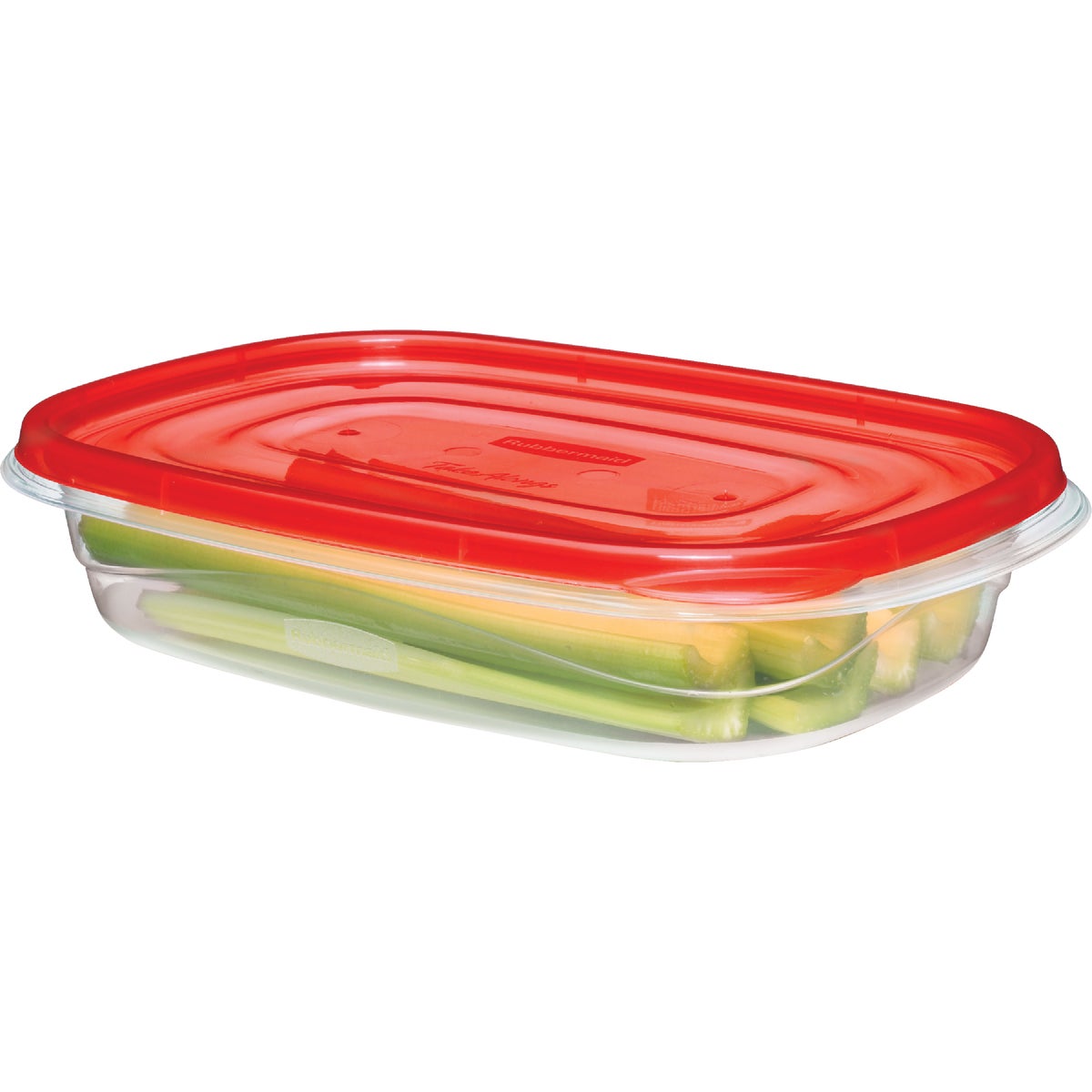 Rubbermaid TakeAlongs 4 C. Clear Rectangle Food Storage Container with Lids (3-Pack)