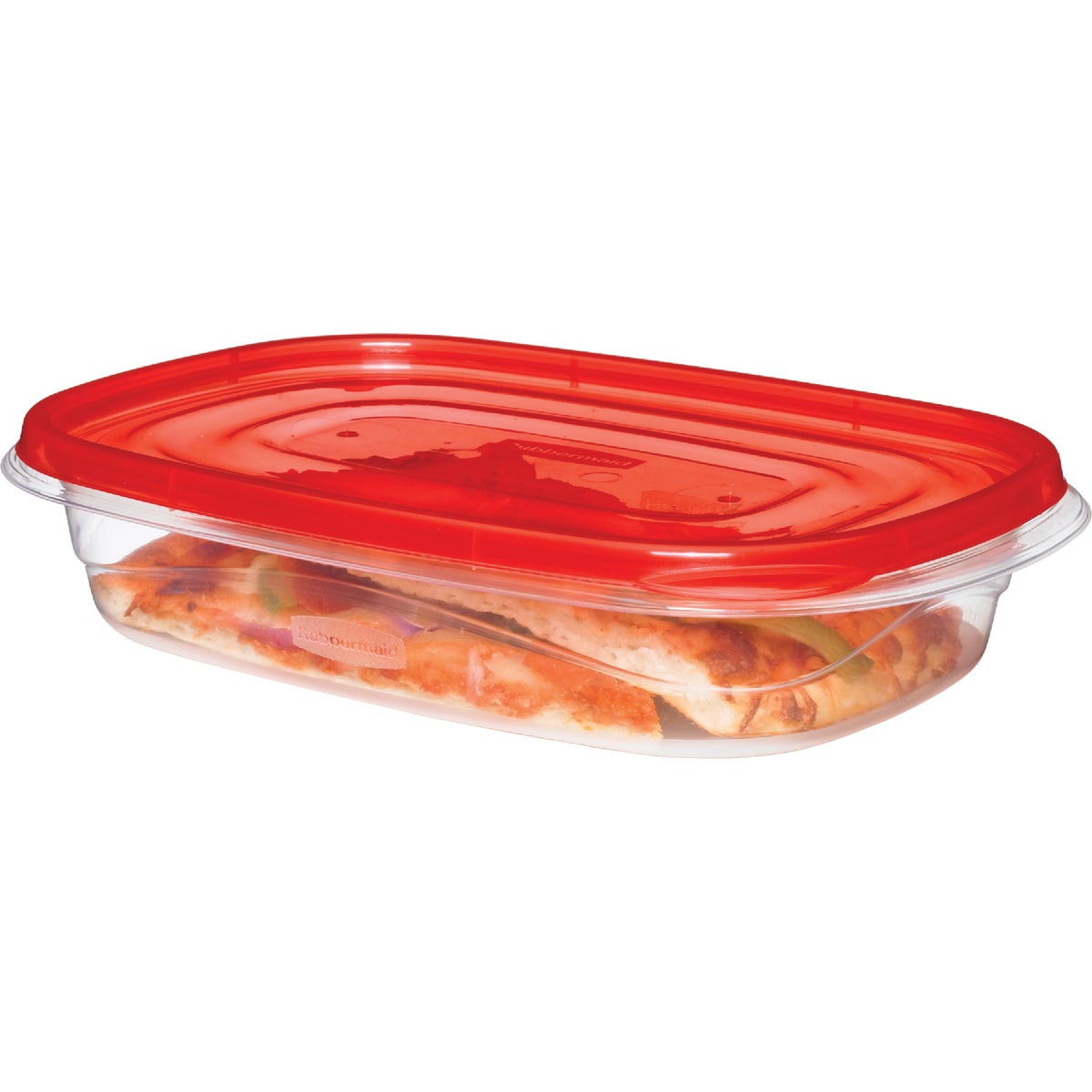 Rubbermaid TakeAlongs 4 C. Clear Rectangle Food Storage Container with Lids (3-Pack)