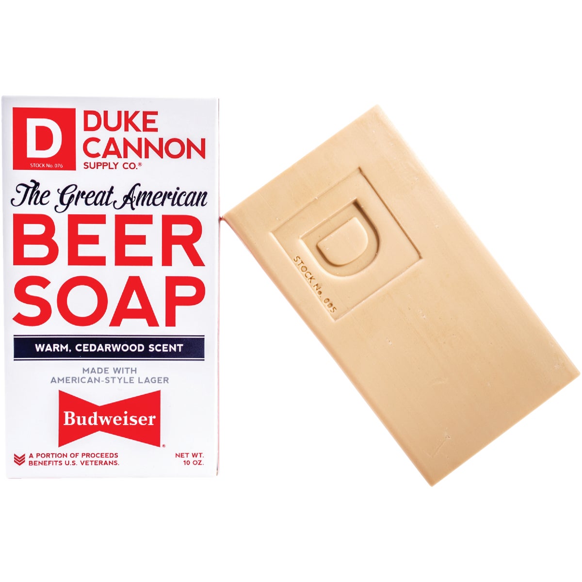 Duke Cannon 10 Oz. Great American Budweiser Cedarwood Bar Soap