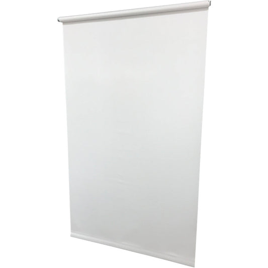 Friedland Shades Jupiter 73-1/4 In. x 72 In. White Economy Room Darkening Vinyl Roller Shade