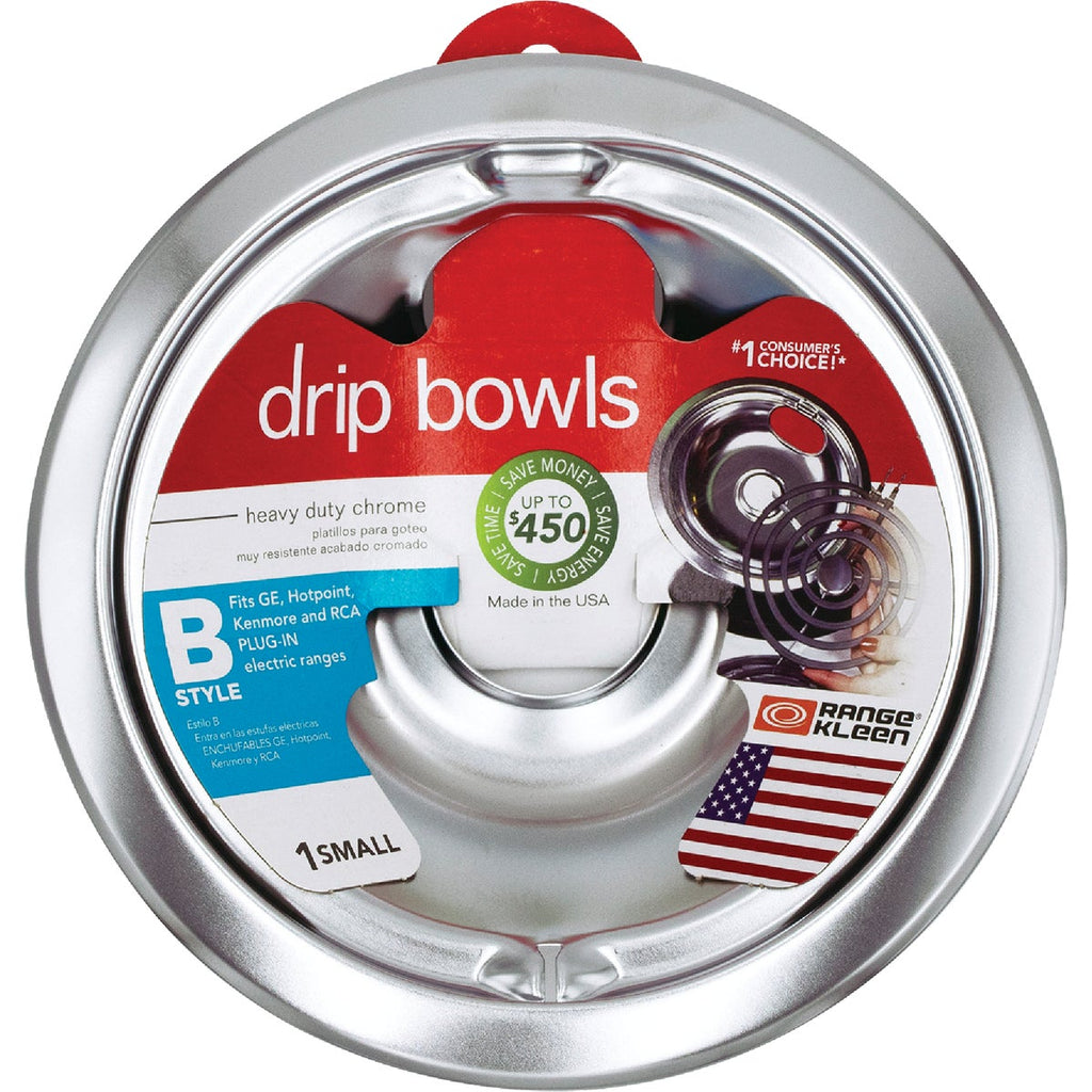 Range Kleen Electric 6" Style B Round Chrome Drip Pan