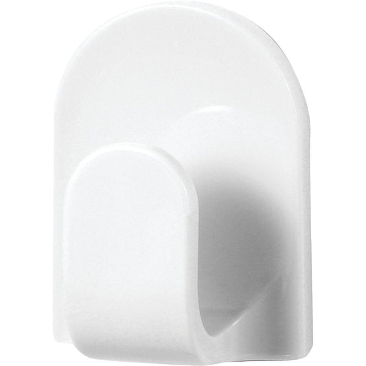 Spectrum White Jumbo Euro Adhesive Hook