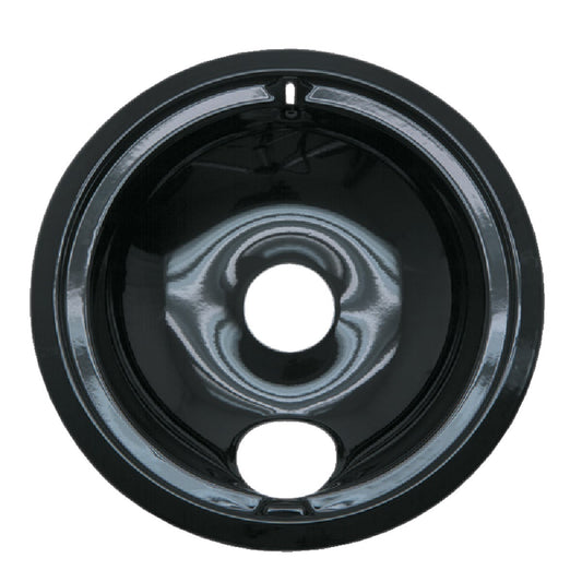 Range Kleen Electric 6" Style B Round Black Drip Pan