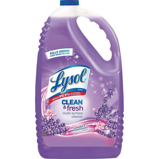 Lysol 144 Oz. Lavender Orchid Clean & Fresh Pourable Multi-Surface Cleaner