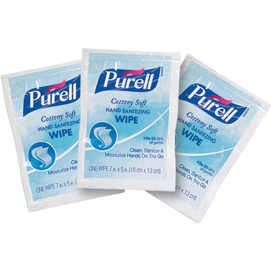 Purell Individually-Packed Cottony Soft Hand Cleaner Wipe