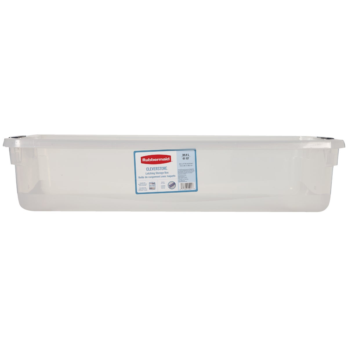 Rubbermaid 41 Qt. Cleverstore Clear Tote