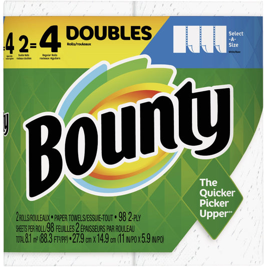 Bounty Select-A-Size Paper Towel (2 Double Rolls)