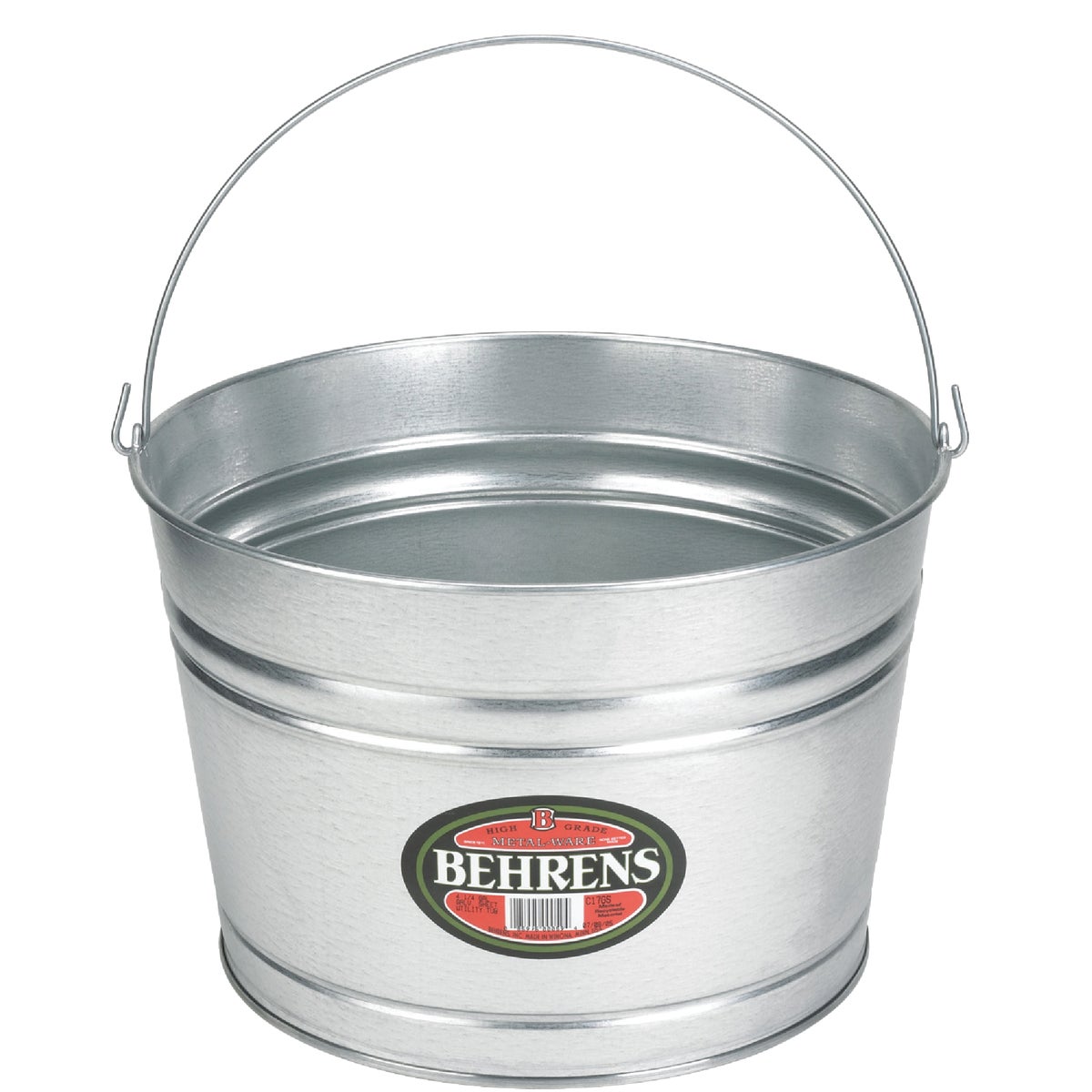 Behrens 4.25 Gal. Galvanized Steel Pail