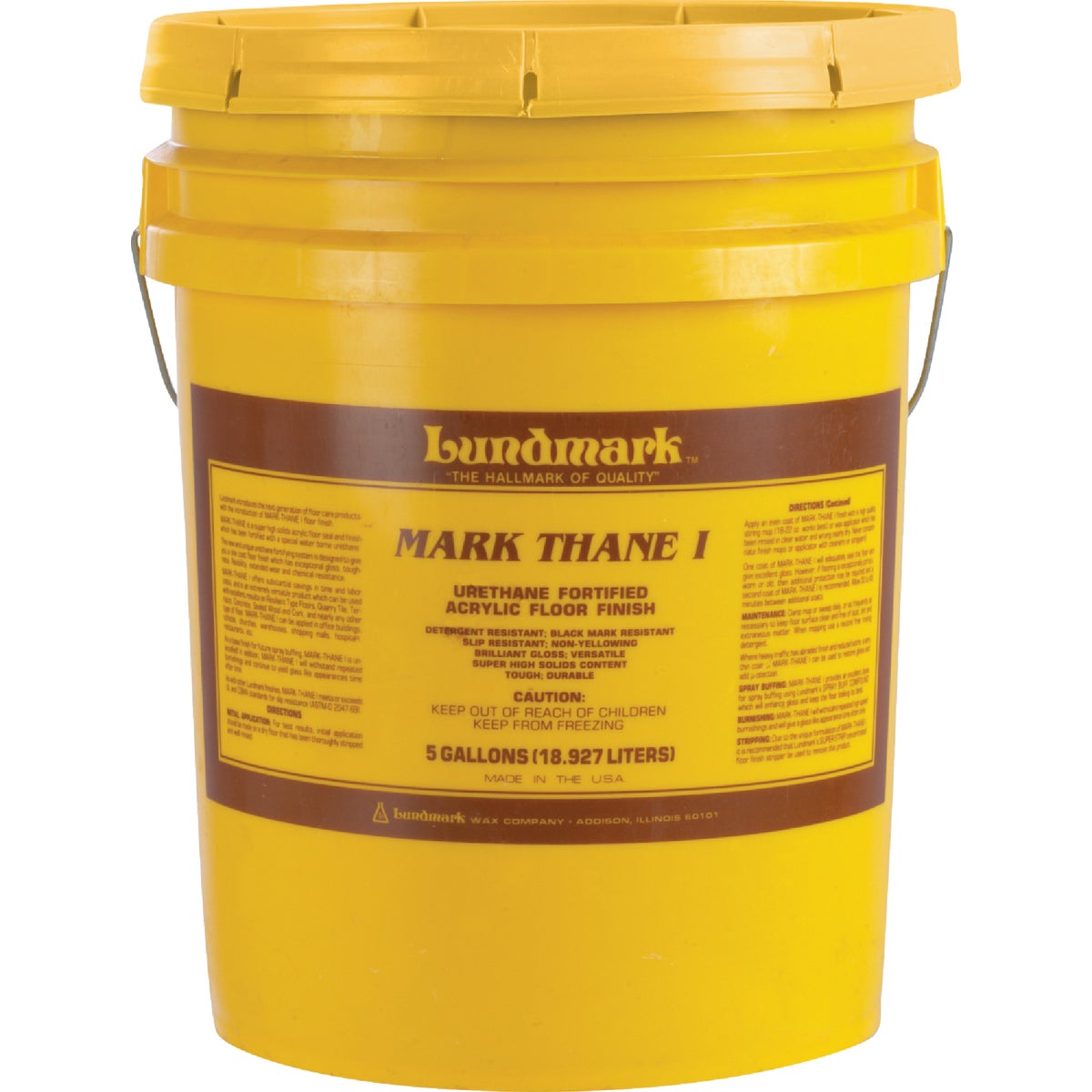 Lundmark 5 Gal. Mark Thane I Urethane Fortified Acrylic Floor Finish