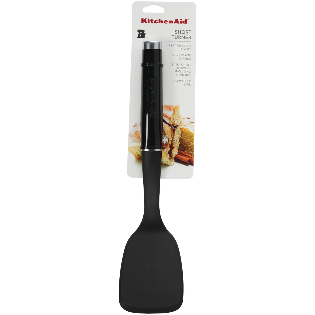 KitchenAid 12 In. Black Nylon Solid Turner