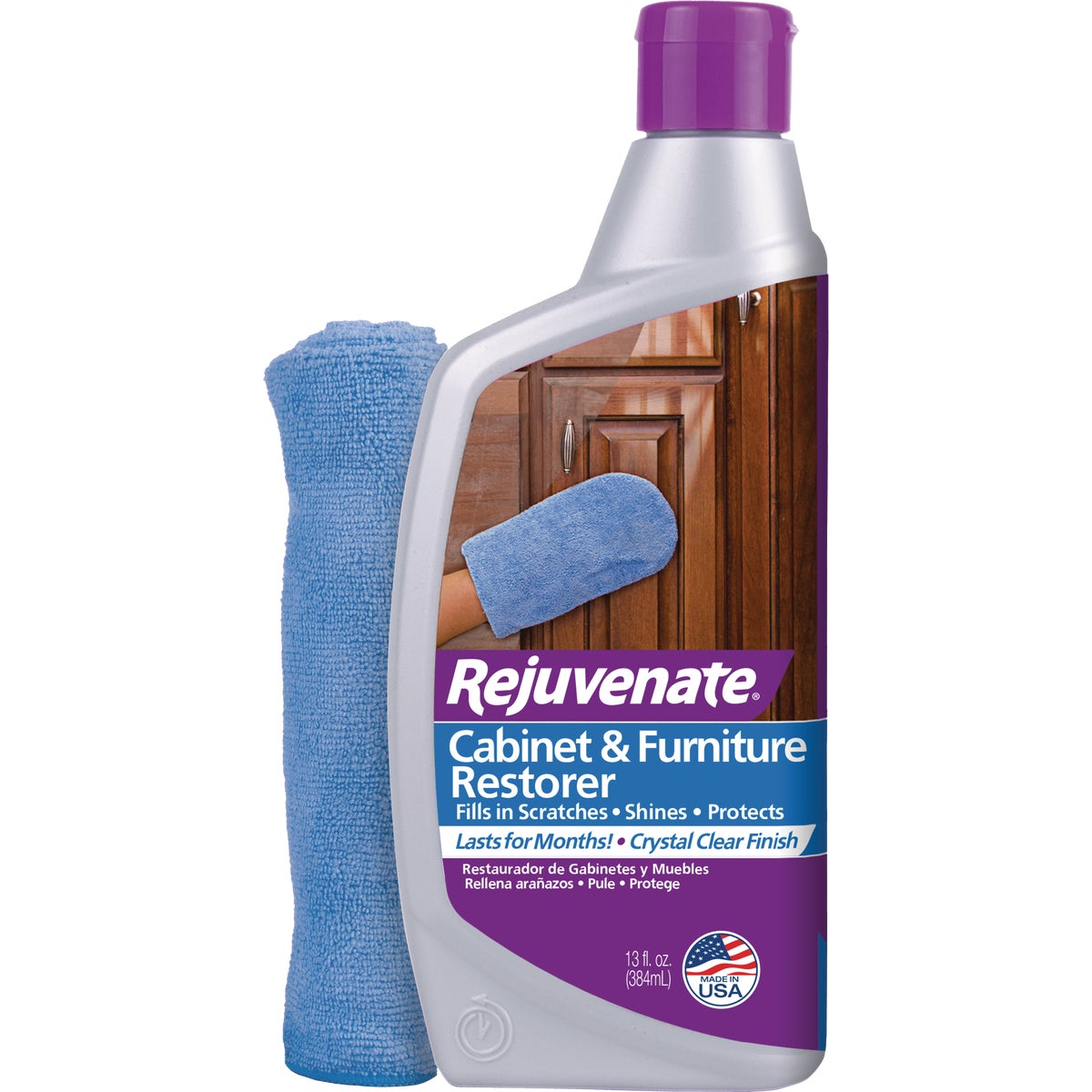 Rejuvenate 13 Oz. Cabinet & Furniture Restorer with Mitt