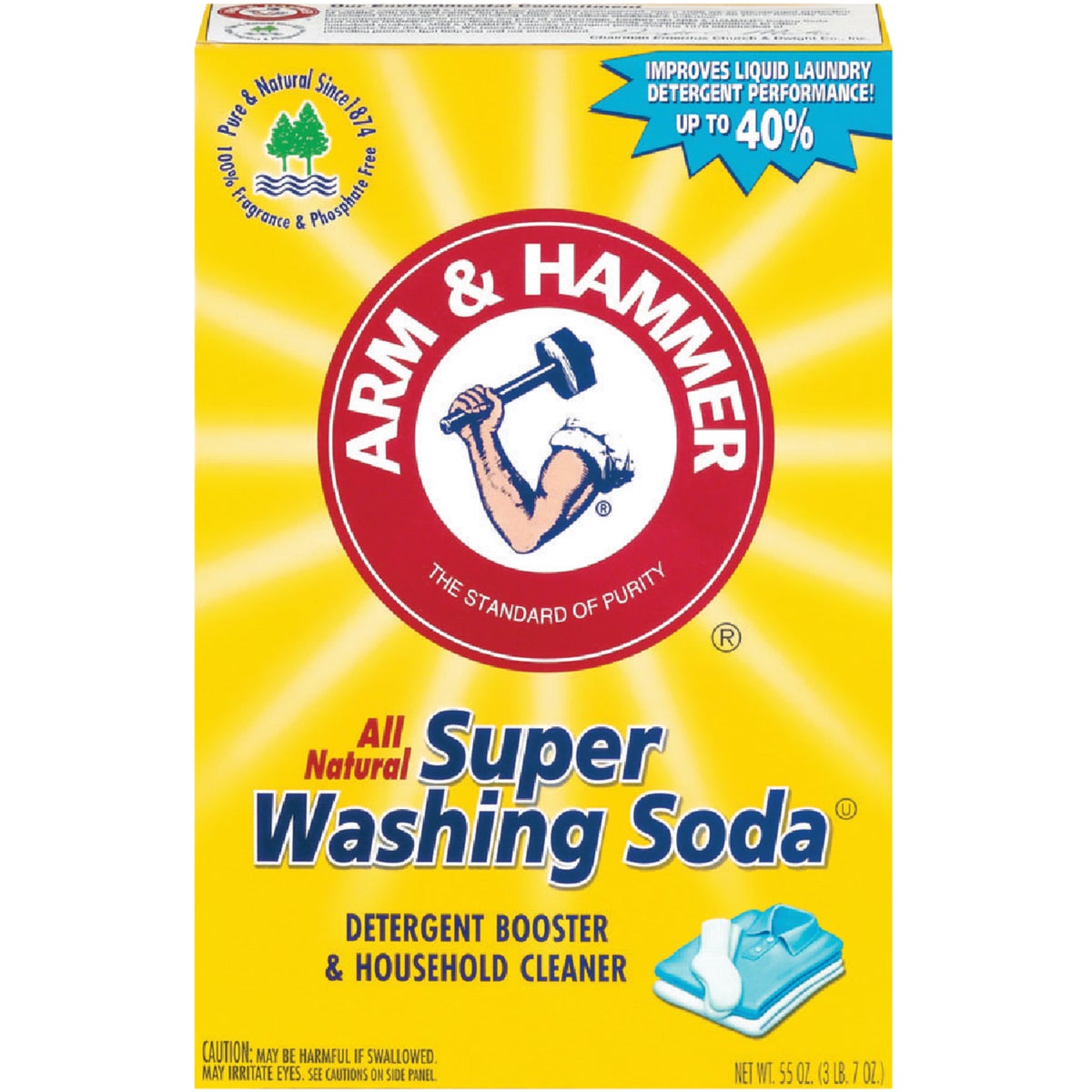 Arm & Hammer 55 Oz. Super Washing Soda Laundry Booster