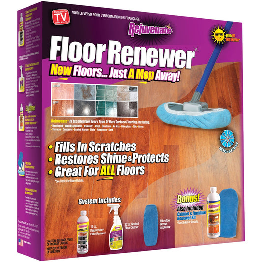 Rejuvenate Home Renew Cleaner Kit Wood Finish Restorer