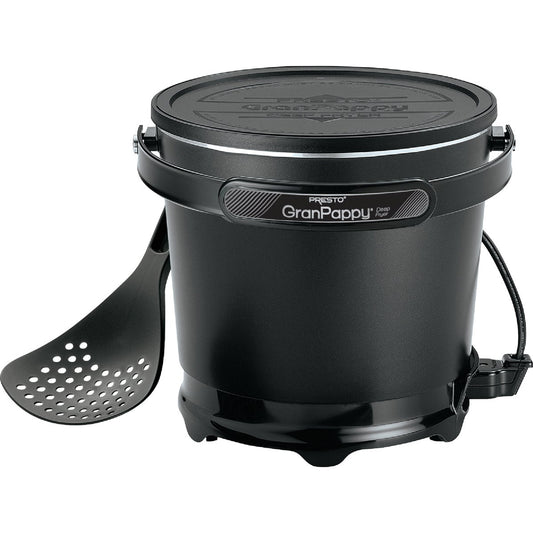 Presto GranPappy 4.5 Qt. Black Aluminum Deep Fryer