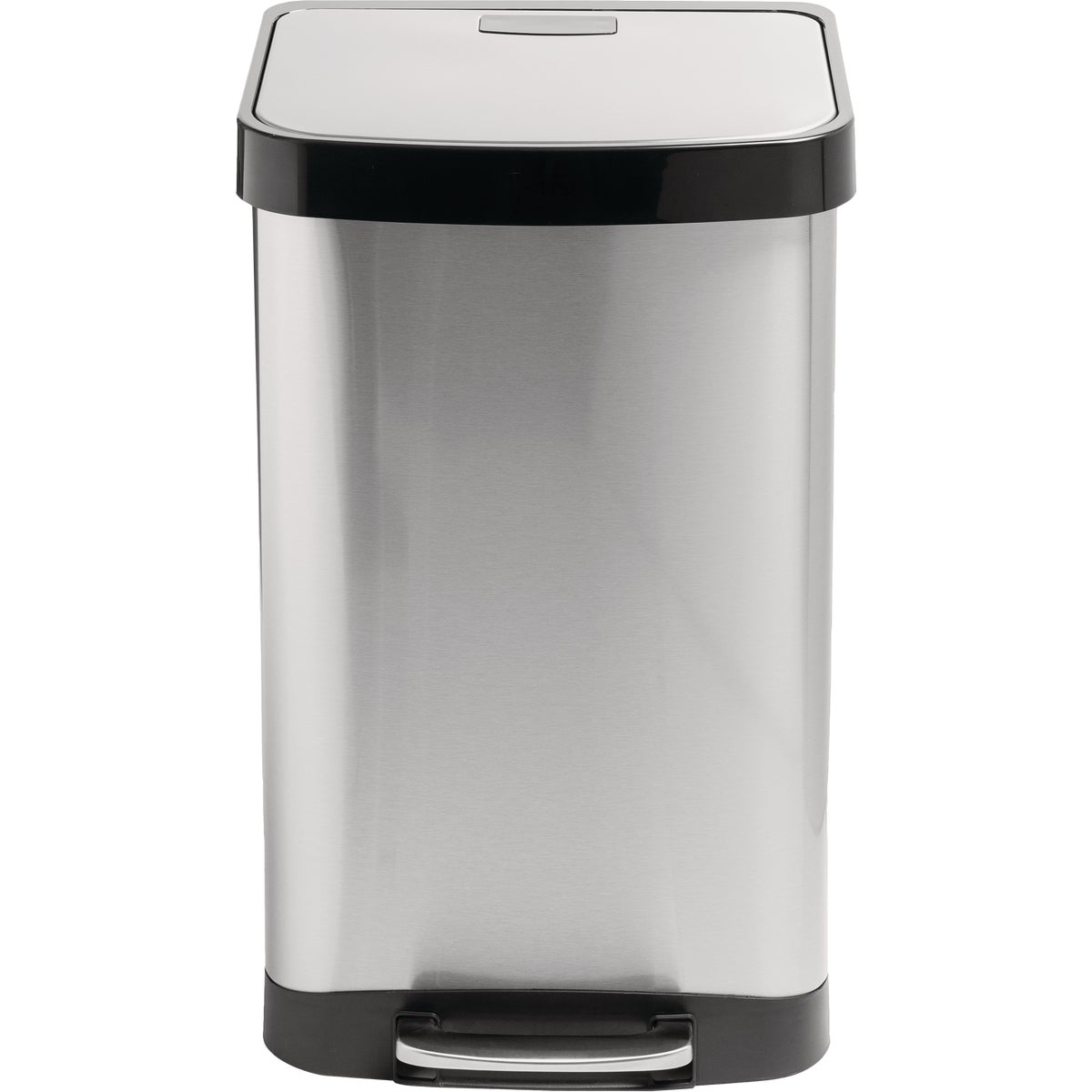 Honey Can Do 50L Stainless Steel Wastebasket