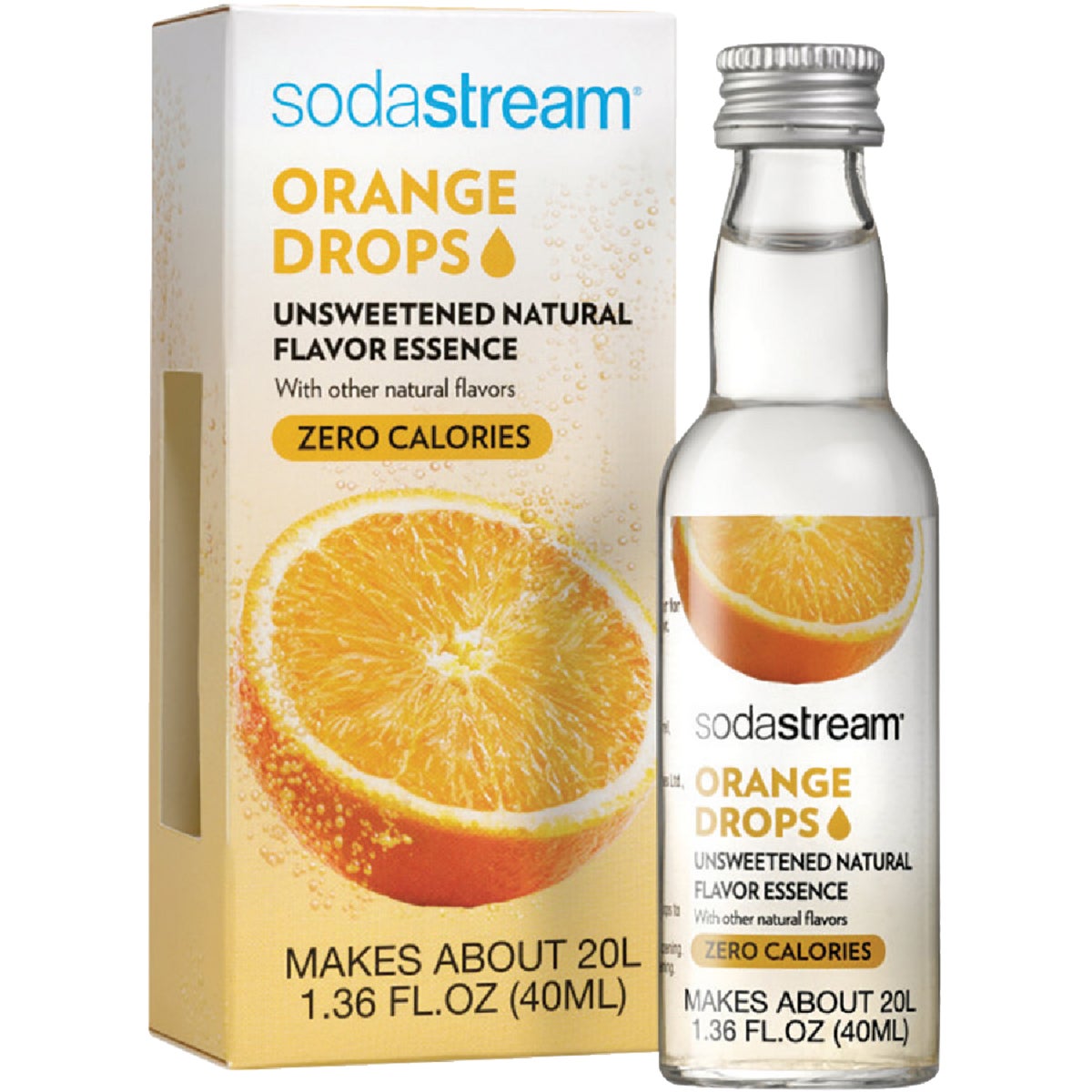 SodaStream 1.36 Oz. Orange Sparkling Water Fruit Drops